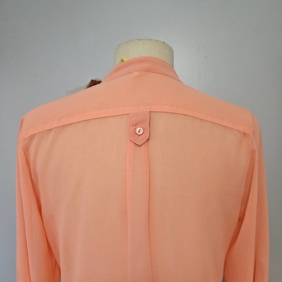 Sheer button-up NWT Francesca's Collections Size S - Picture 14 of 16